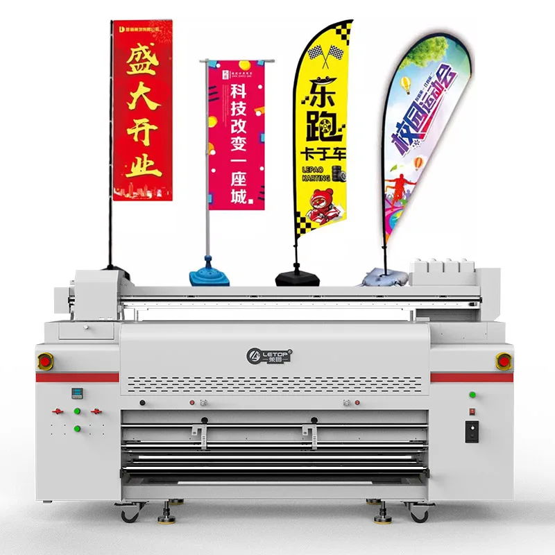 Hot Sale Letop 1 3m Width 2 Printheads Soft Sign Inkjet Sublimation