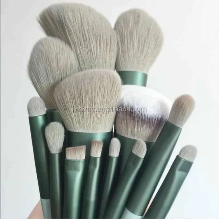 2023 custom logo makeup brush 13 pieces highlight powder blush makeup brushes set with bag sample dedicated brushes original