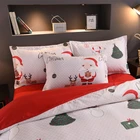 Cotton Fabric 100 %cotton Super Soft Comfortable 3D Digital Printed Christmas Quilting Silk Cotton Fabric For Bedding