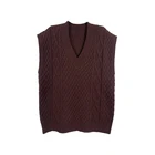 Women 2021 The Latest New Fashion V-Neck Vest For Women Oversize Boy-Friend Style