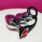 Small Prostate Massager Anal Plug Metal With Jewel Anal Sex Toys Dilator Small Crystal Anal Butt Plug For Women
