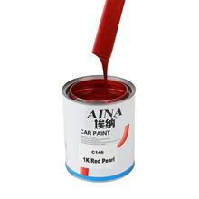 C146 Automotive Paint Durable Protective High Performance Paint Automotive Paint 1K Red Pearl Color Liquid Material Base Coat