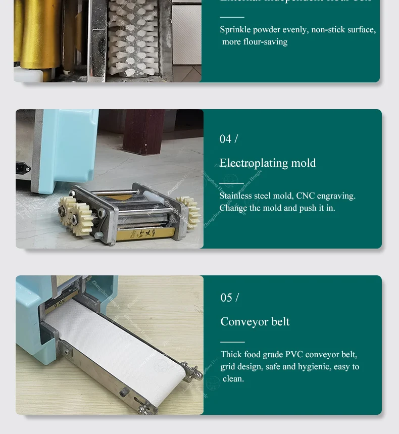 Automatic Dough Dumpling Wrapper Skin Sambusa Siomai Papad Momo Empanada Roti Chapati Tortilla Making Machine details
