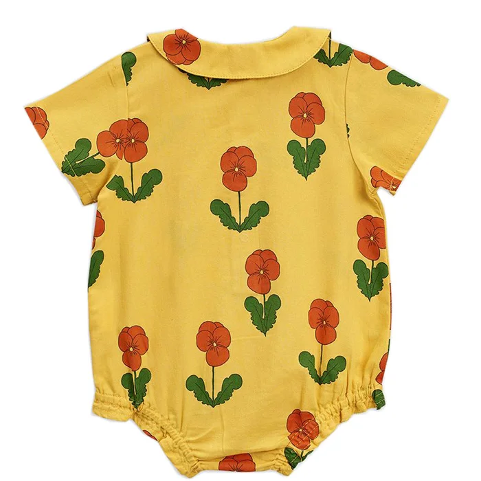 OEM customized new baby cotton frocks newborn baby romper ,kids clothes  short sleeve  baby rompers