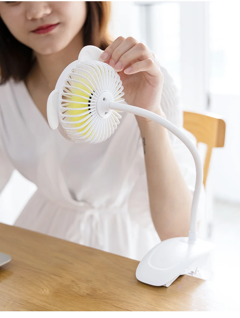 Rechargeable Mini Desk Fan, USB, DC5V-1A, Battery - detail 12