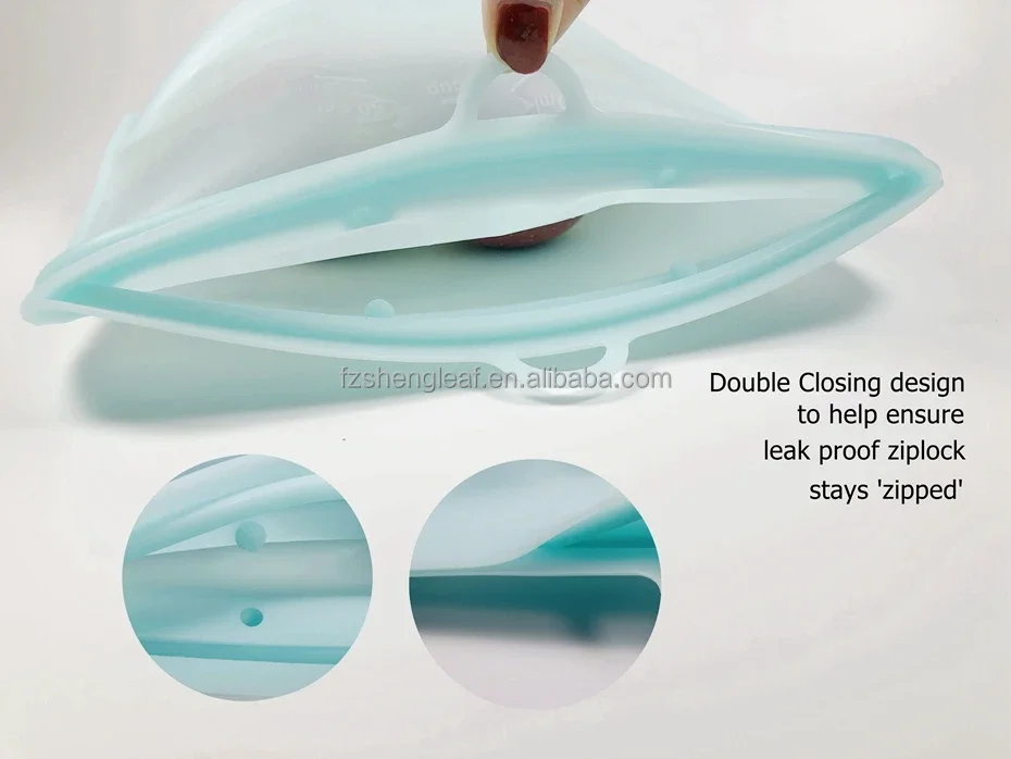 product reusable fresh clear ziplock silicone airtight freezer bag take away food storage and container for packaging kitchen camping-6