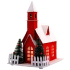 Christmas Holiday 2021 New Product Paper House Christmas House Holiday Decoration