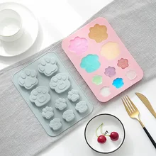 Lovely feet Jelly Baking Mold Cake Pan Ice Candy Soap Tray Silicone Bakeware Chocolate Mould