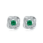 Earrings 925 Stud Earrings Set Sterling Sliver Diamond Stud Earrings For Women