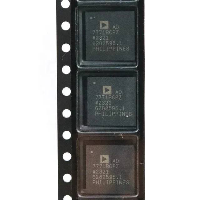 AD7771BCPZ-RL 8-Channel 24 Bit Analog to Digital Converter Sigma-Delta ADC IC Chips AD7771BCPZ Simultaneous Sampling ADC 64LFCSP