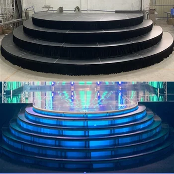 9.6m  wide aluminum stage platform outdoor church event stage for sale