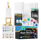 Acrylic Paint Art Sets Creations Acrylic Paint Set - 54 Piece Professional Artist Painting Supplies Kit Art Painting