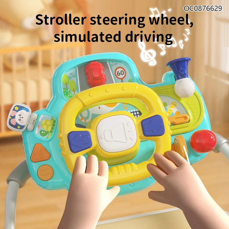 Car driving simulator toy baby steering wheel baby montessori sensory toys