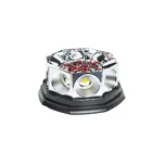 Flashing 40W High Brightness 12V-24v Blue LED Flashing Magnetic Strobe Beacon Lights For Tuck
