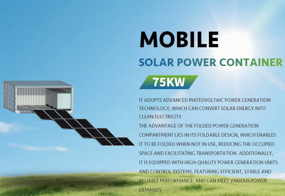 QIANEN 75KW Hybrid Mobile Energy Storage System 215KWh Solar Power Supply Compartment with Hybrid Inverter for Commercial Use supplier