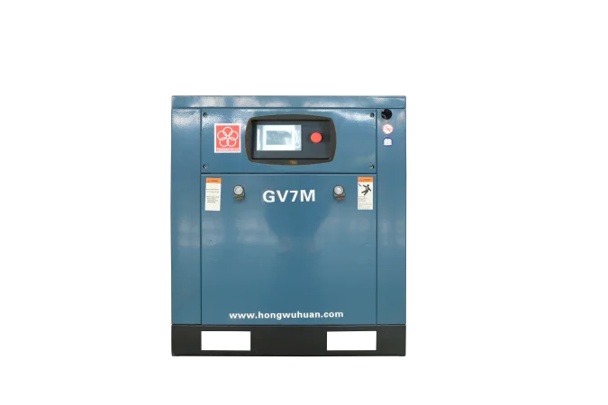 Hongwuhuan GV37M New Station Type 37kw Screw Air Compressor Permanent Magnet Frequency Equipped Frequency Converter Motor