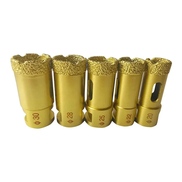 Vacuum Brazed Diamond Core Drill Bit 