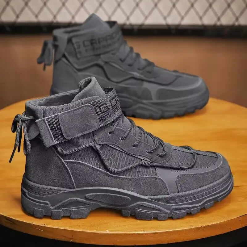 Men's Shoes Spring And Autumn New High Help Shoes Men