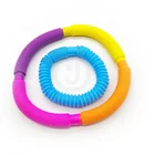 Amazon Hot Sale Relief DIY Sensory Tools Colorful Pop Tubes Stress Relief For Kids Stretch