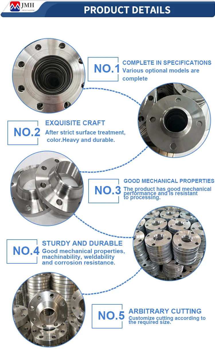 Customized Ansi 150lb 2500lb 1 2 72 Ss Wn Flanges Stainless Steel