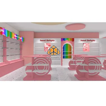 Candy Store Interior Design Shop Fittings And Display Sweet Store Round Candy Display Shop Confectionery Display