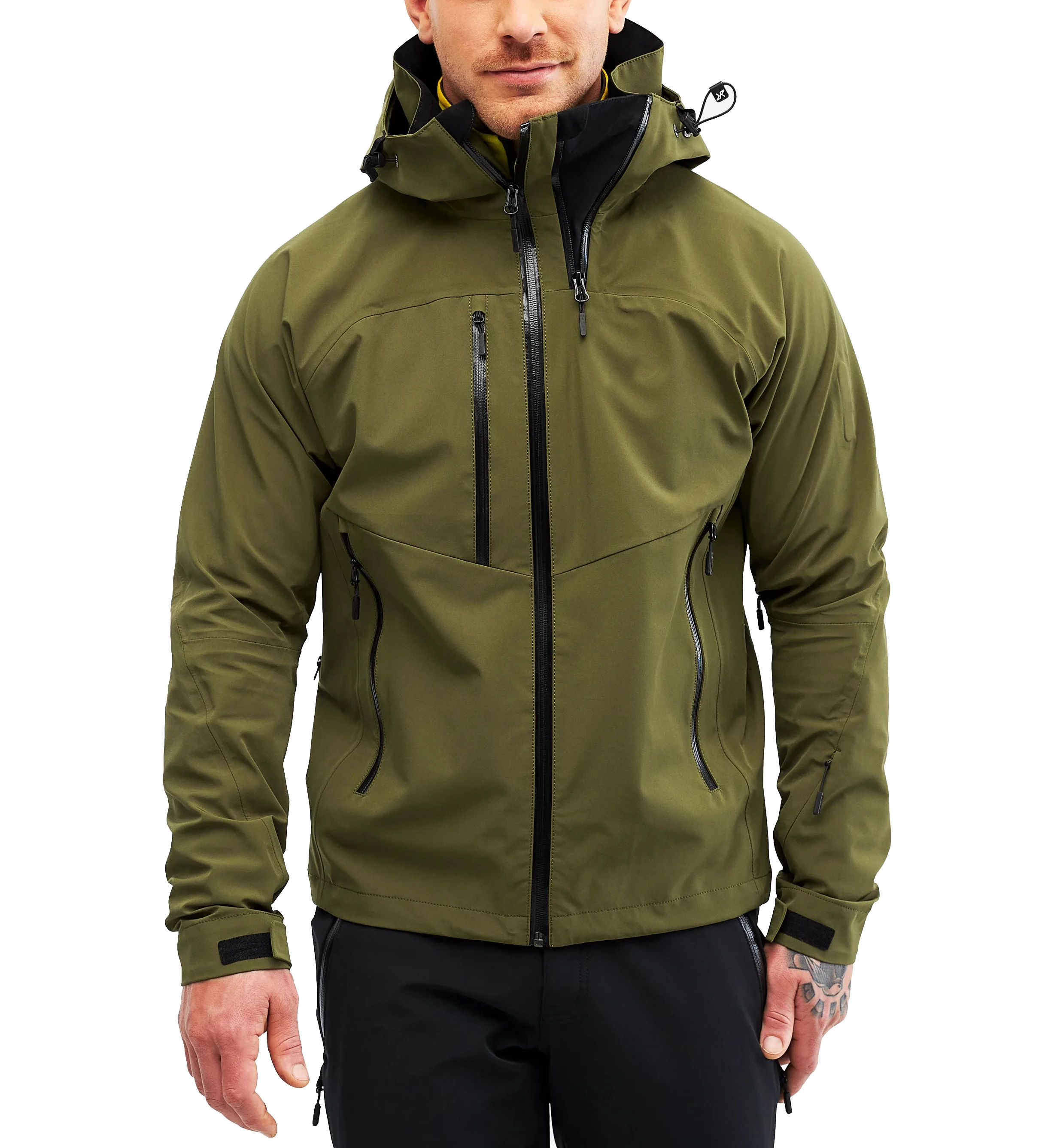 nylon shell jacket waterproof