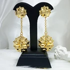 Earrings Earrings Jewelry For Women Earrings Brazilian Jewelry Big Long Drop Earrings Wholesale 2 Tone Z445