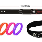 Silicone Bracelets Customize All Kinds Of Colors 13.56MHz Personality Silicone NFC Bracelets RFID Wristbands