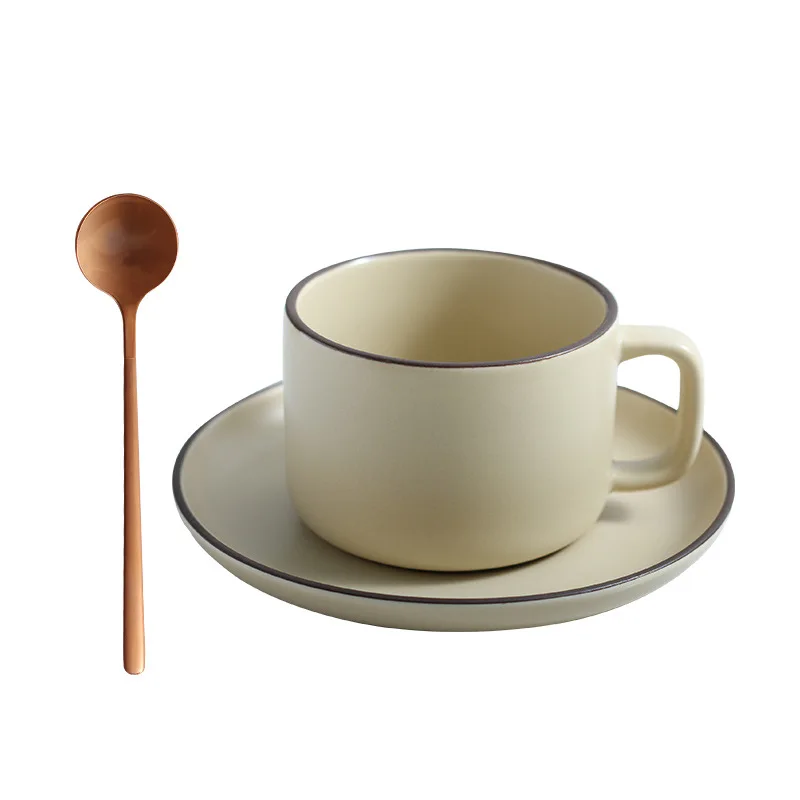 uchome nordic light luxury coffee cup and saucer household set