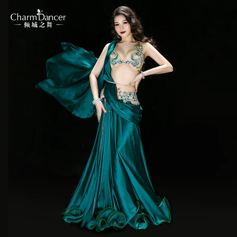 Details about   Professional Belly Dance Costumes Performance Outfits Accessories 5pcs set #835