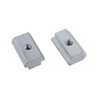 Nut V Nuts Threaded Nuts Nut 2A44.AA.01 For Aluminum Profile Threaded Steel Zinc Blue V Sliding Slot Nuts