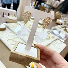 Earrings Boho Korean Cheap White Shell Flower Petal Earrings For Women 2021 New Jewelry Pendientes