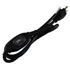 Cord 18 AWG 3-Prong Power Cord With Open Wiring 6 Ft Power Cable With On/off Waterproof Switch