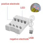 Charger Aaa Chargers 4-channel USB Nimh Battery Charger Nimh Aa Aaa Usb Chargers