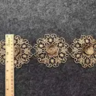 Embroidered Lace Trim Embroideredlace Wholesale 3d Embroidered Polyester Lace Trim For Clothing