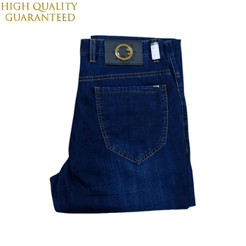 2022 Spring Latest Jeans Trousers Dark Blue Pantalon Jean Homme Best Selling Stock Jeans Original For Men