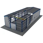 Steel Customized Metal Sheds Hangar Economic Prefab Steel Warehouse Building