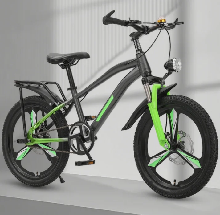 product 20 inch single speed pedal steel mountain bike for kids shock absorbing with disc brake system-2
