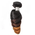 Loose Wave Hair Ombre Loose Wave 9a Grade Gradient Hair Bundles Vendors Human Hair Extension