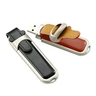 Pen Drive Wholesale Leather Memory Pen Drive Usb Stick Memory 1Gb 2Gb 4Gb Leather Usb Flash Drive