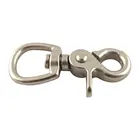 Custom Metal Rotating Spring Bag Hook Hardware Handbag Key Chain Gold Dog Collar Metal Buckle