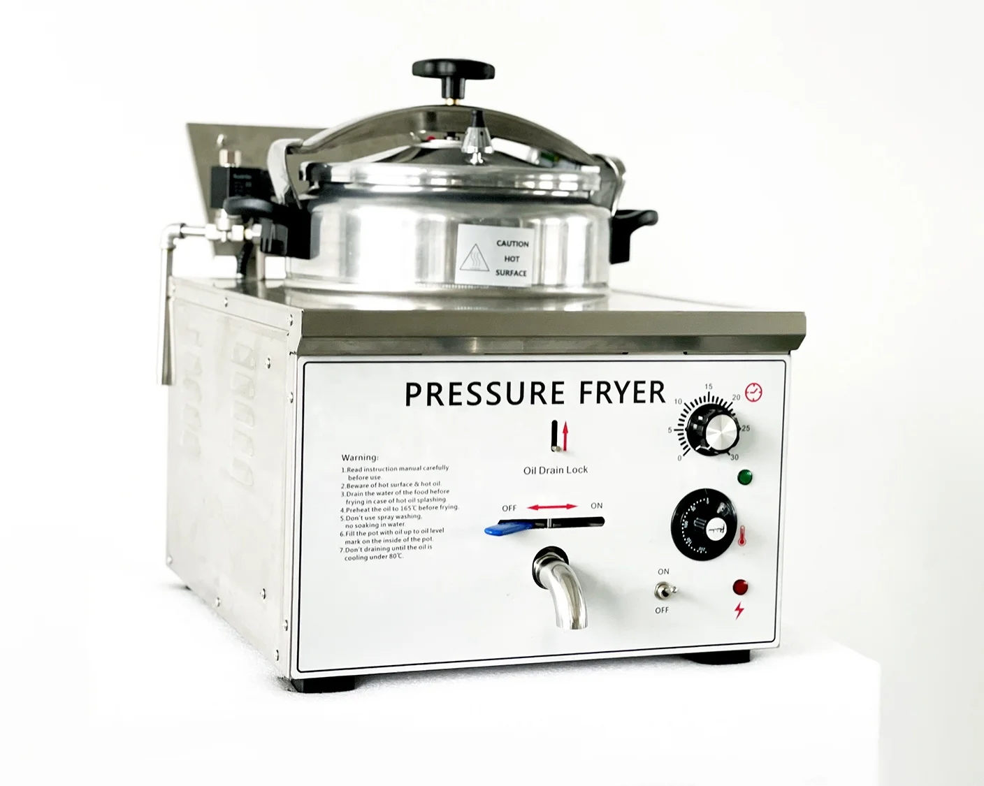 High Pressure Fried Chicken Commercial Electric Fryer Countertop Fryer