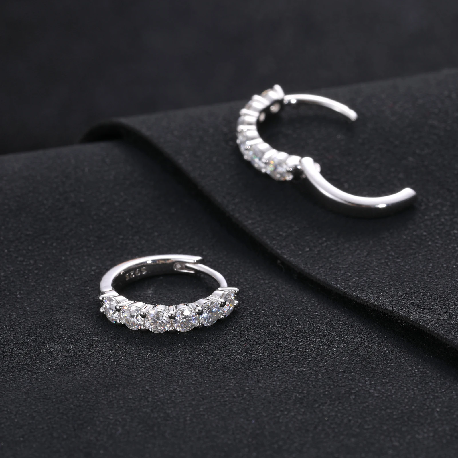 Luxury Moissanite Earring 925 Sterling Silver Fine Jewelry Earrings Wedding Gift For Guests Earrings Women