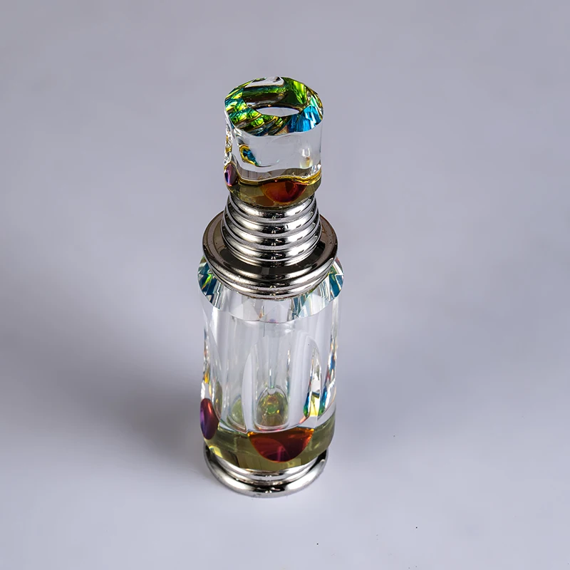 product small bridge new hot selling 6ml empty glass bottle high end elegant customizable crystal perfume bottle-6
