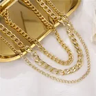 Necklaces Jewelry Initial Gold Chain Box Plated Men Pendant Choker Women Name Personalised Statement Layered Necklace