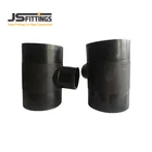 Carbon Steel ASME B16.9 Pipe Fitting Seamless Black Painting Tee Reducer/ Cross SCH40 DN50 ASTM A234 WPB Butt Weld
