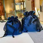 Satin Bag Satin 18*30cm Logo Customized Rainbow Color Satin Bag For Wigs