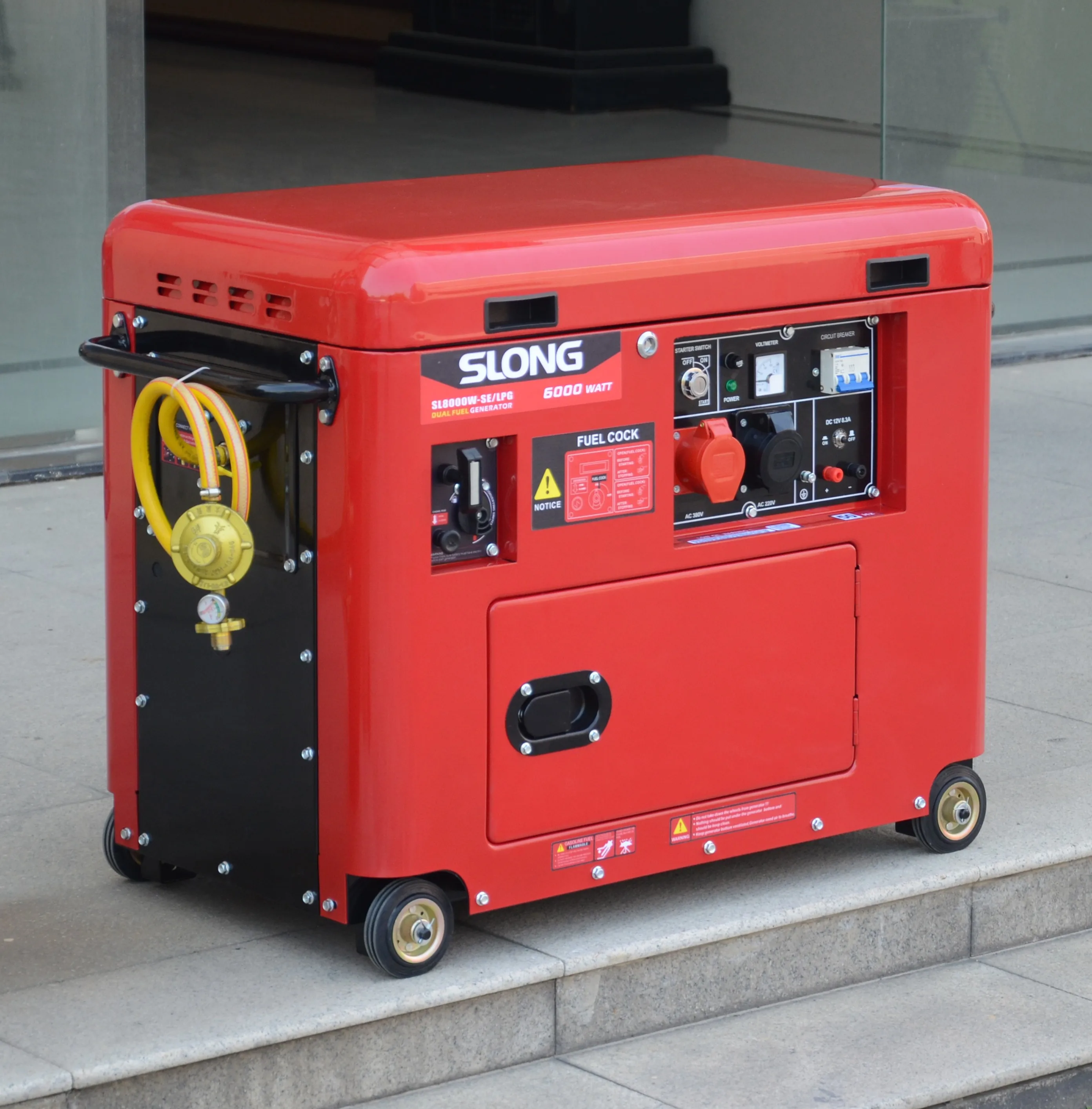 Slong 5 Kw 5000 Watt Silent Lpg Natural Gas Home Generators Buy