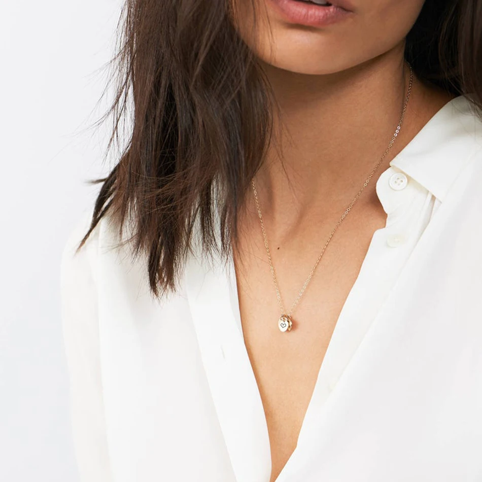 6mm Custom Initial Necklace 316 