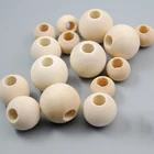 Beads Wood Customize DIY Accessories 6-40MM Log Color Lotus Beads Hemu Beads Wooden Round Beads Manufacturers